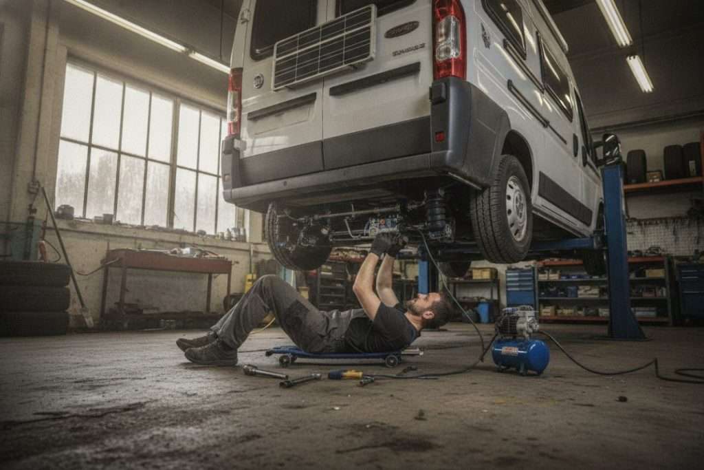 Tarif montage suspension pneumatique camping-car Fiat Ducato