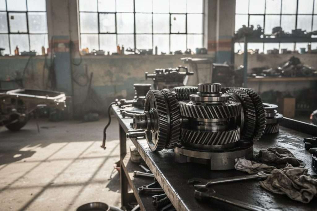 Schéma d’une boîte de vitesse : fonctionnement et composants