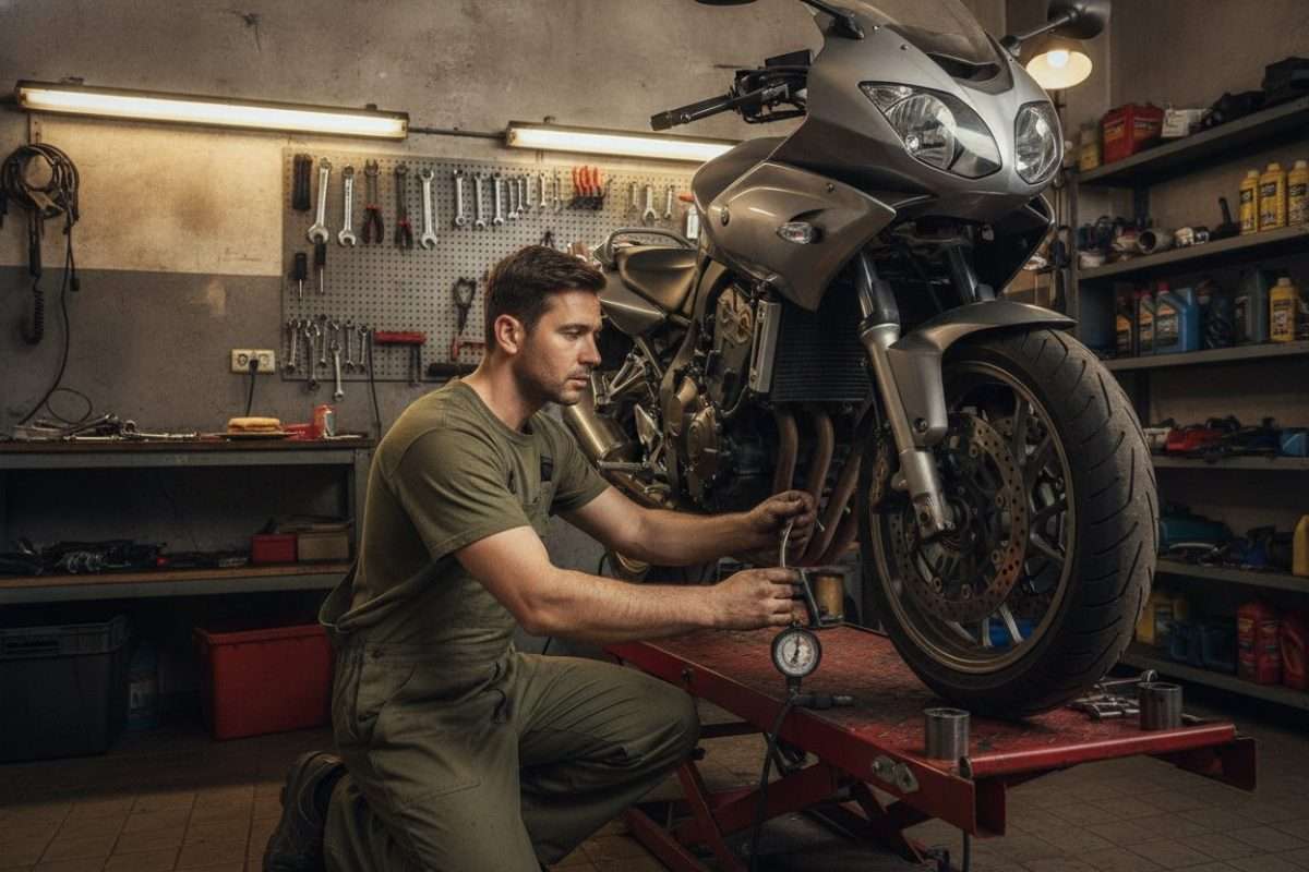 Mèche pneu moto : vraiment interdite en France ?