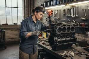 Bougie noire moteur 4 temps : causes et solutions
